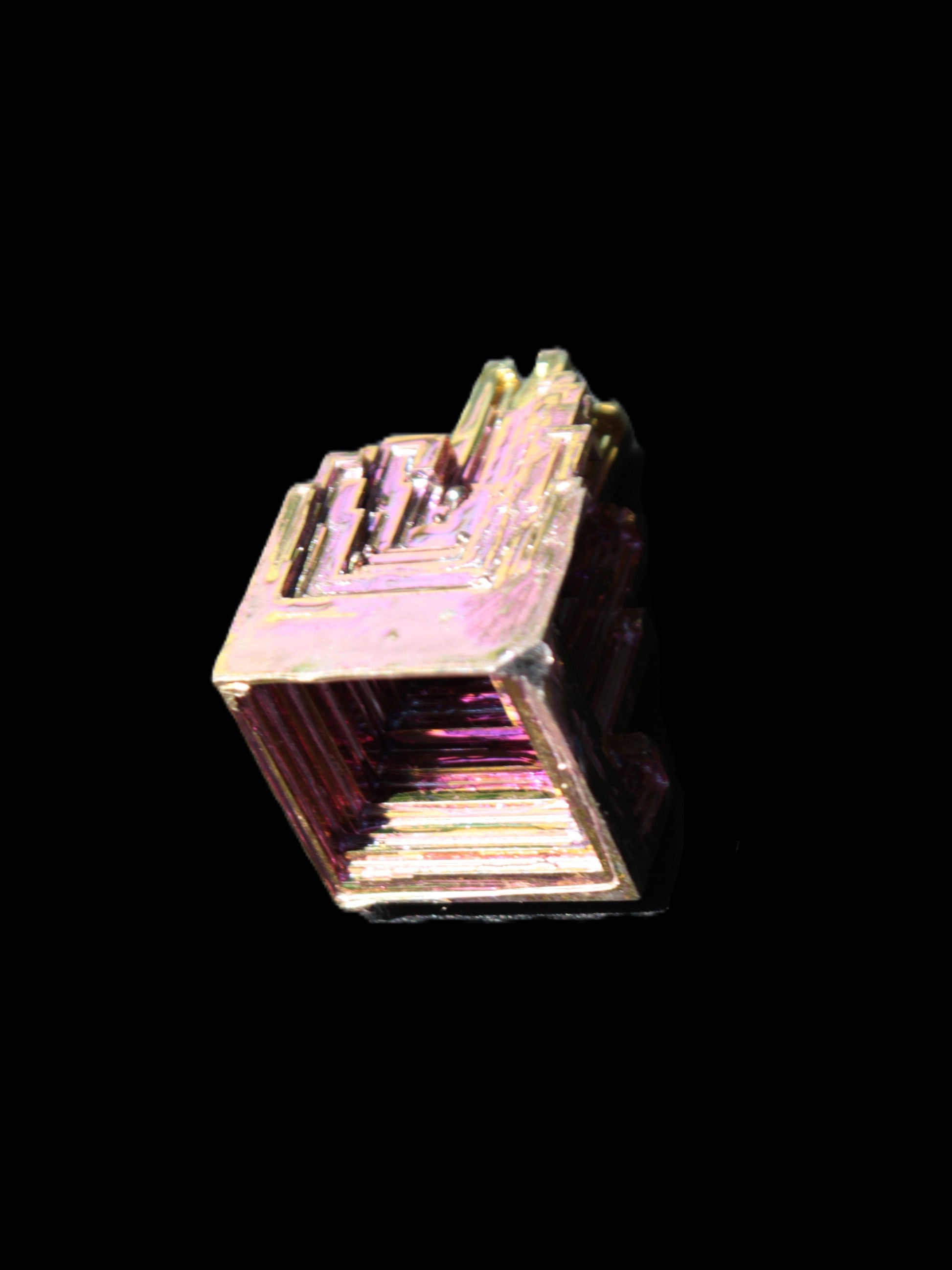 Bismuth castle crystal 23*39mm 54.4g Rocks and Things Store