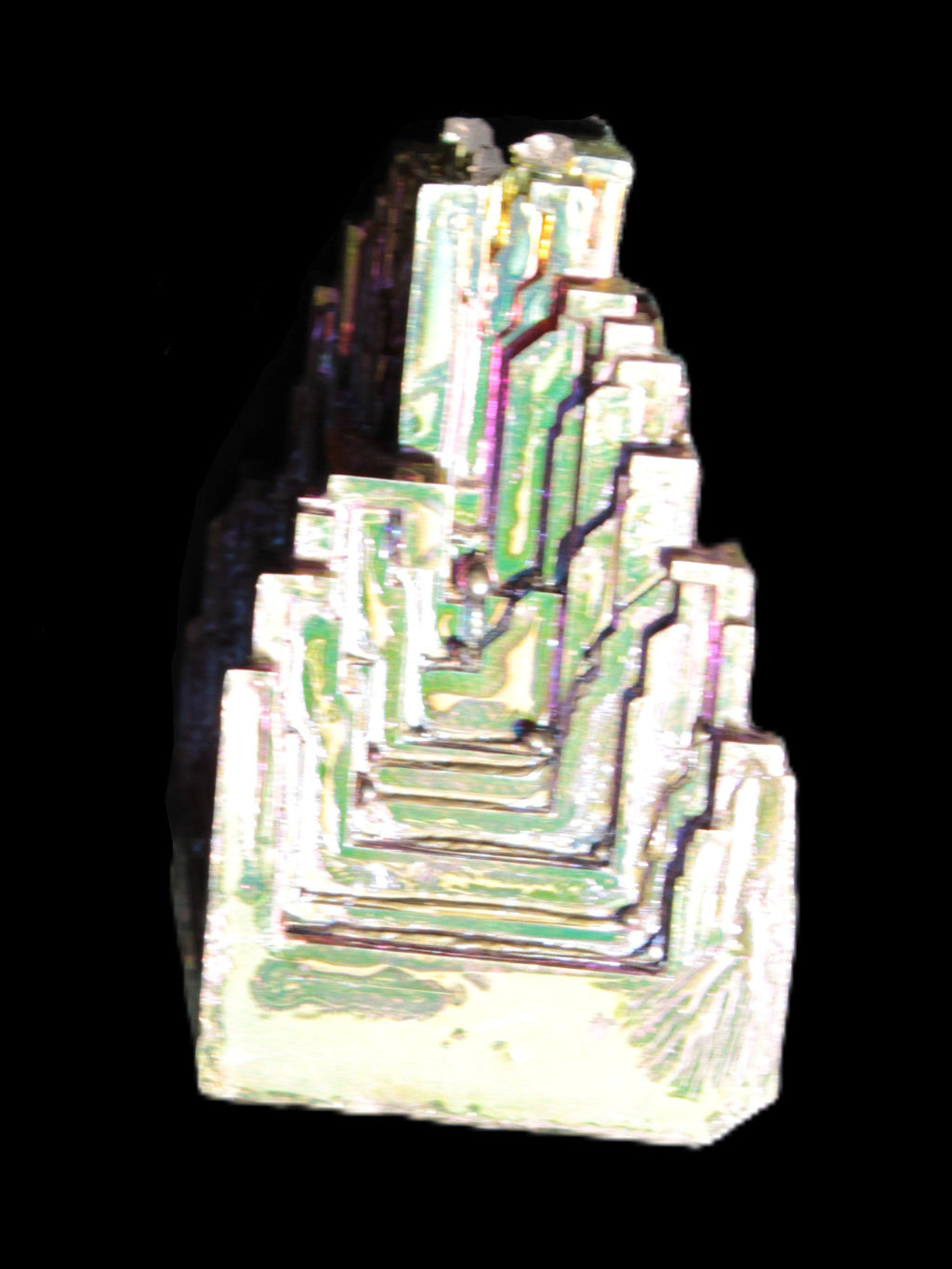 Bismuth castle crystal 23*39mm 54.4g Rocks and Things Store