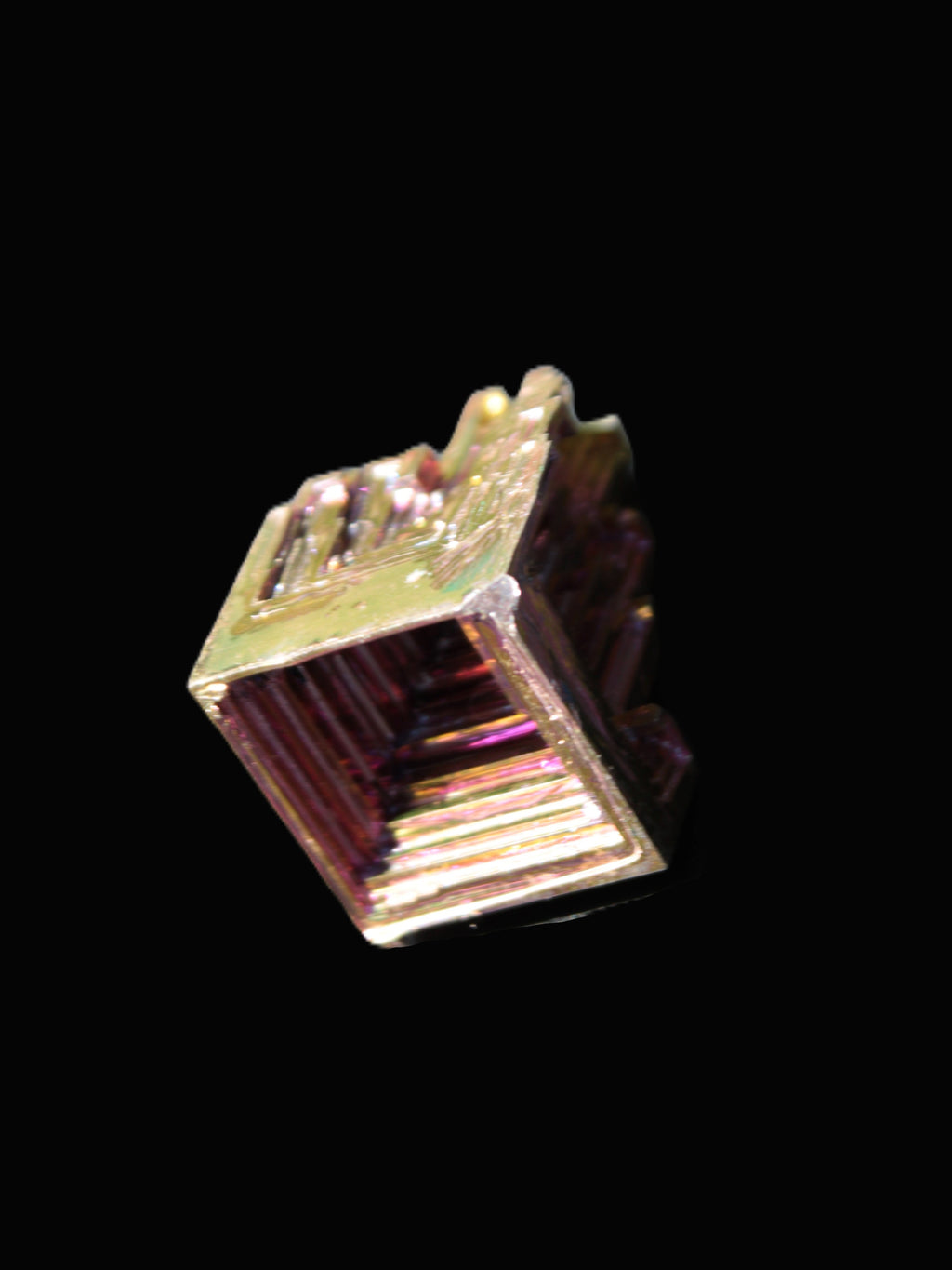 Bismuth castle crystal 23*39mm 54.4g Rocks and Things Store