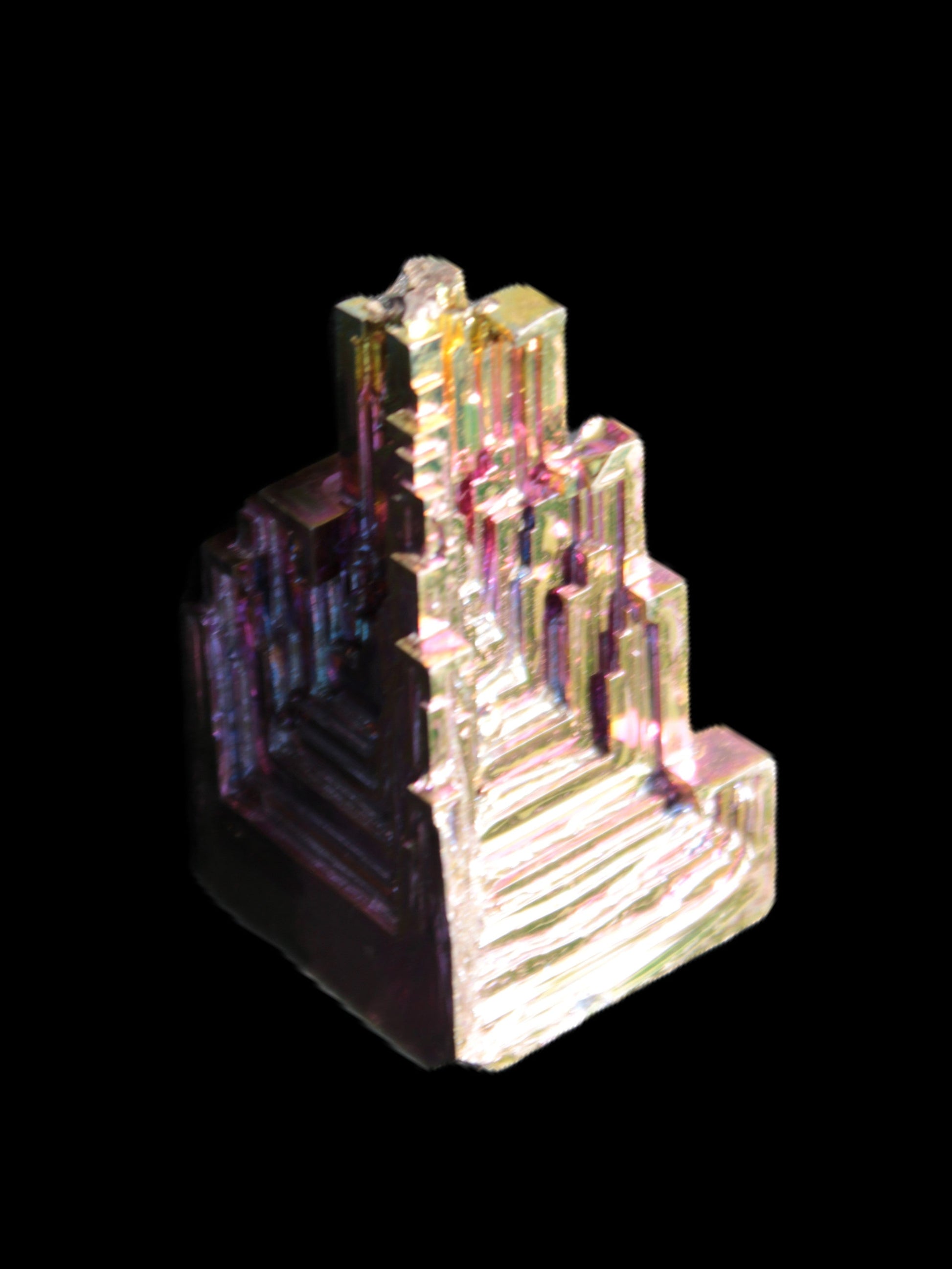 Bismuth castle crystal 23*39mm 54.4g Rocks and Things Store