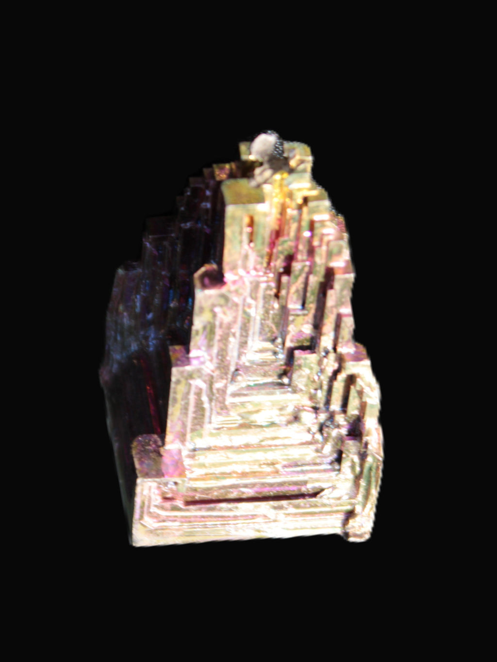 Bismuth castle crystal 23*39mm 54.4g Rocks and Things Store