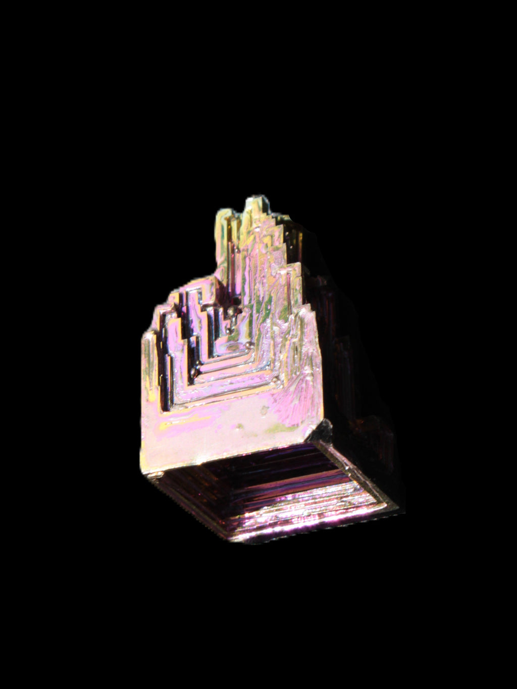 Bismuth castle crystal 23*39mm 54.4g Rocks and Things Store