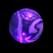 Thousand Eye Stone sphere 41mm 108g in UV light - Rocks and Things Store