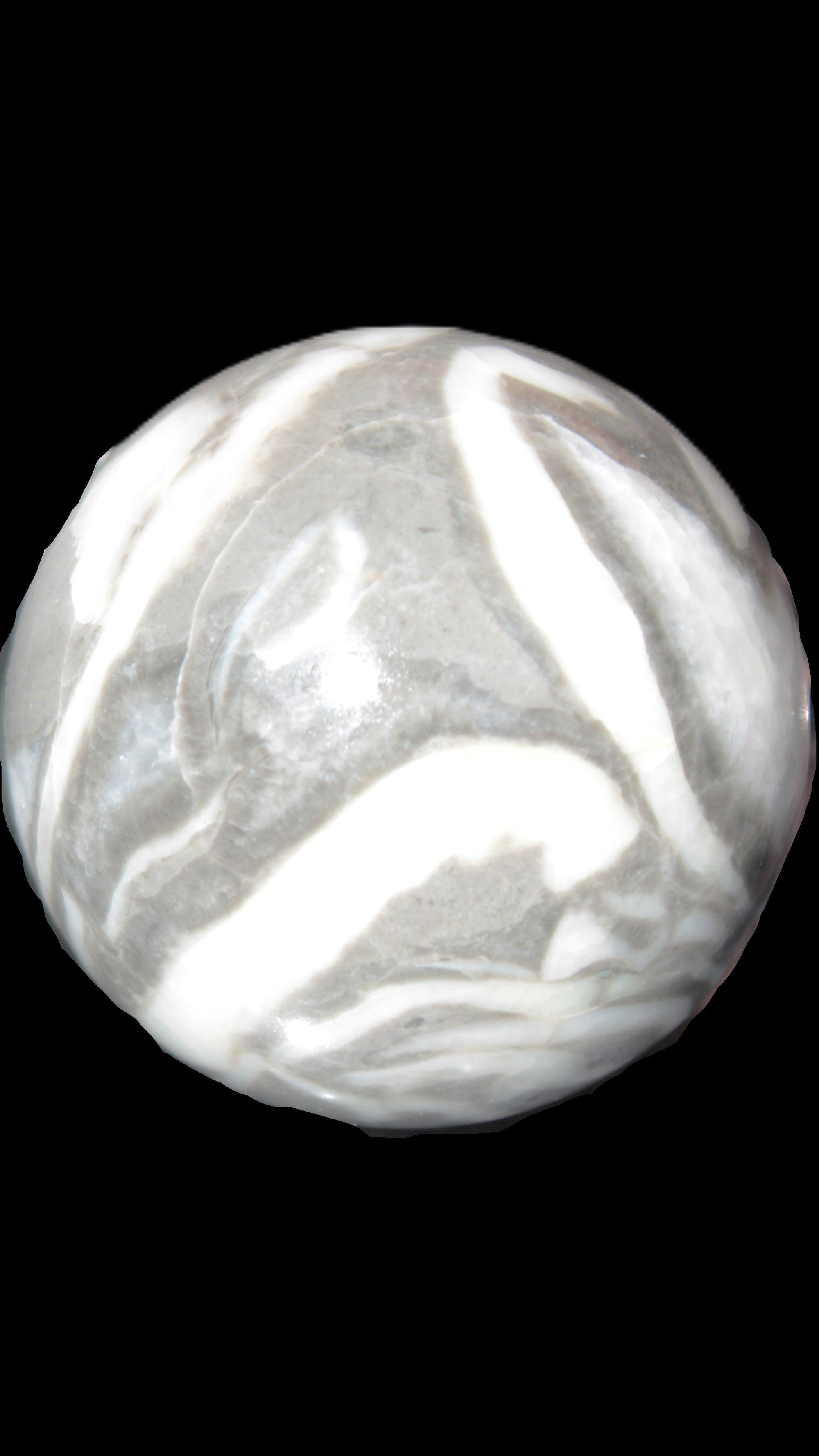 Thousand Eye Stone sphere 41mm 108g in sunlight - Rocks and Things Store