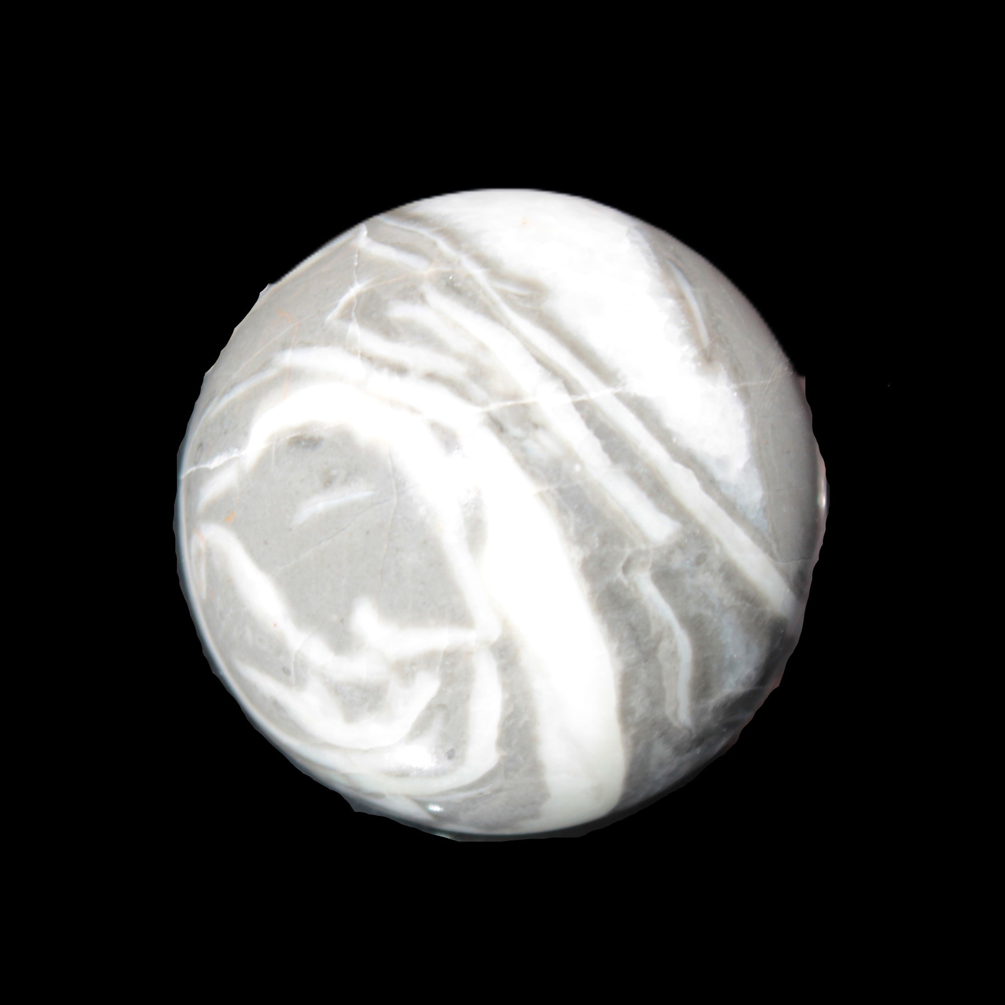 Thousand Eye Stone sphere 41mm 108g in sunlight - Rocks and Things Store