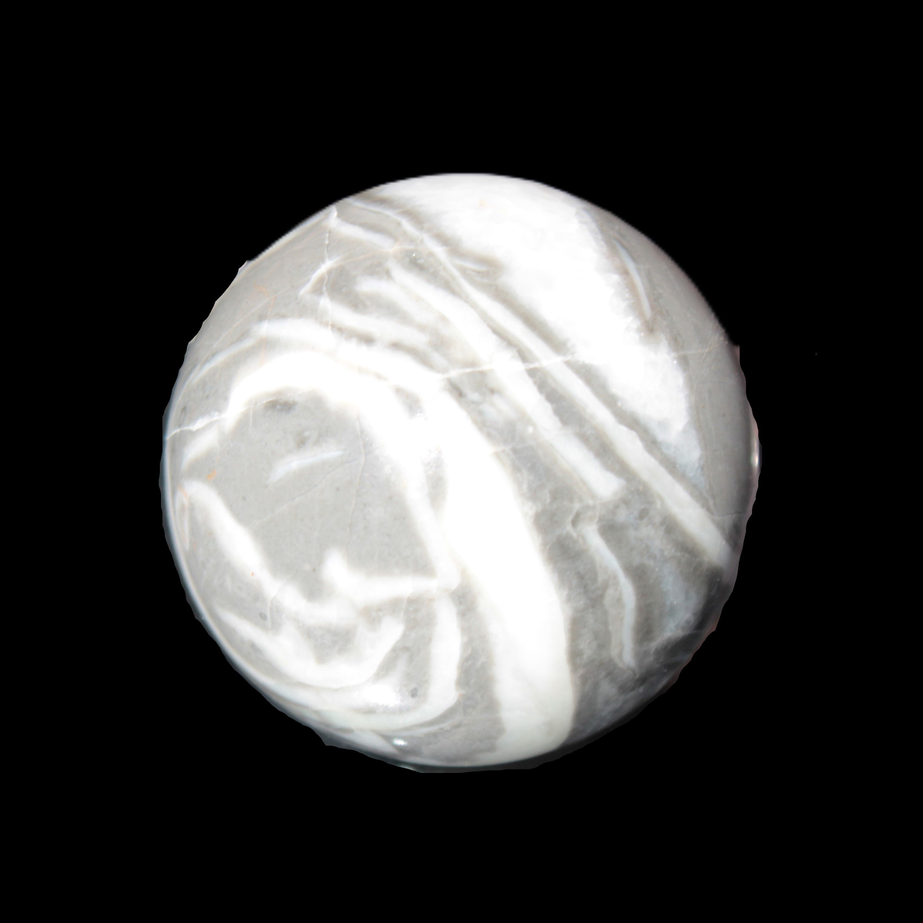 Thousand Eye Stone sphere 41mm 108g in sunlight - Rocks and Things Store