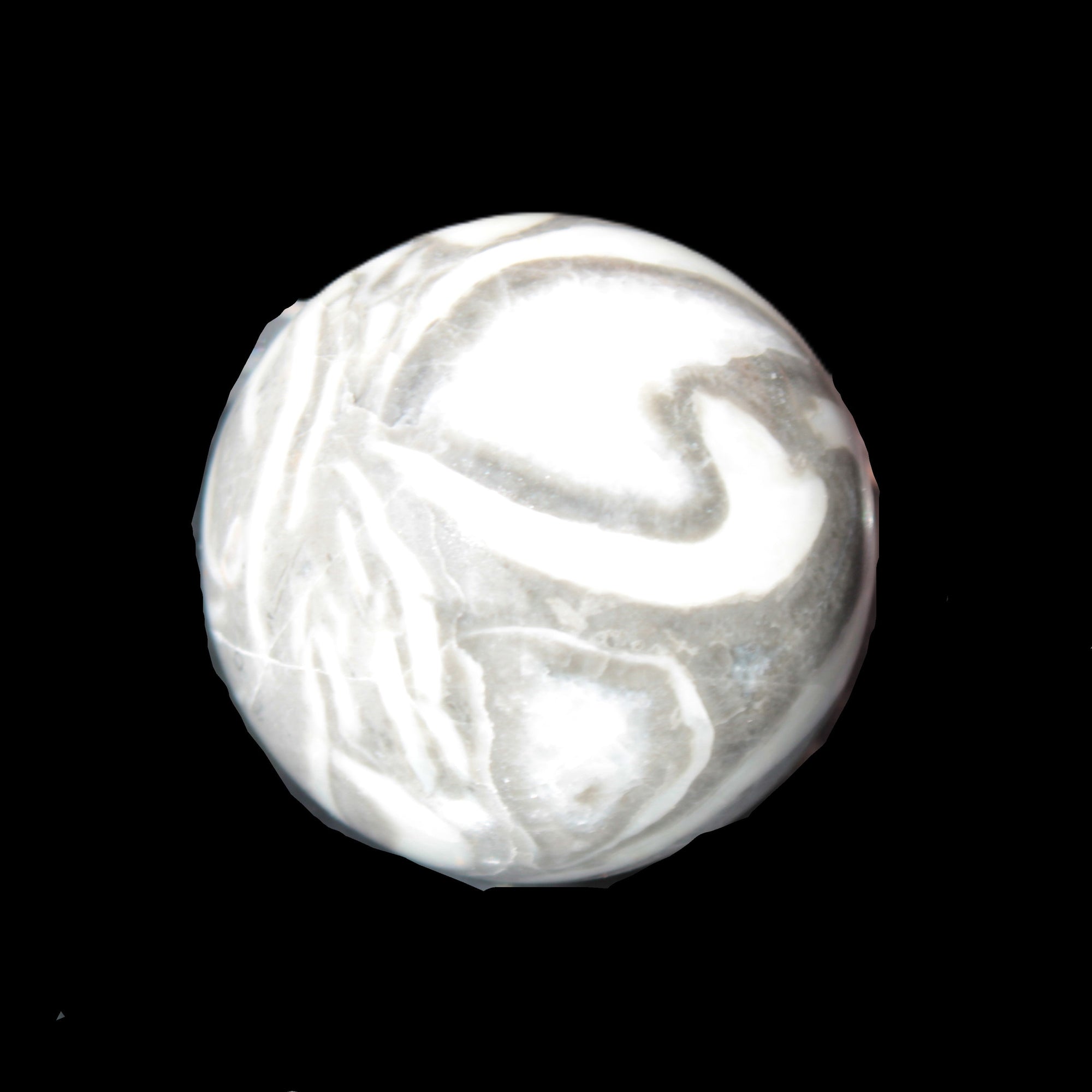 Thousand Eye Stone sphere 41mm 108g in sunlight - Rocks and Things Store