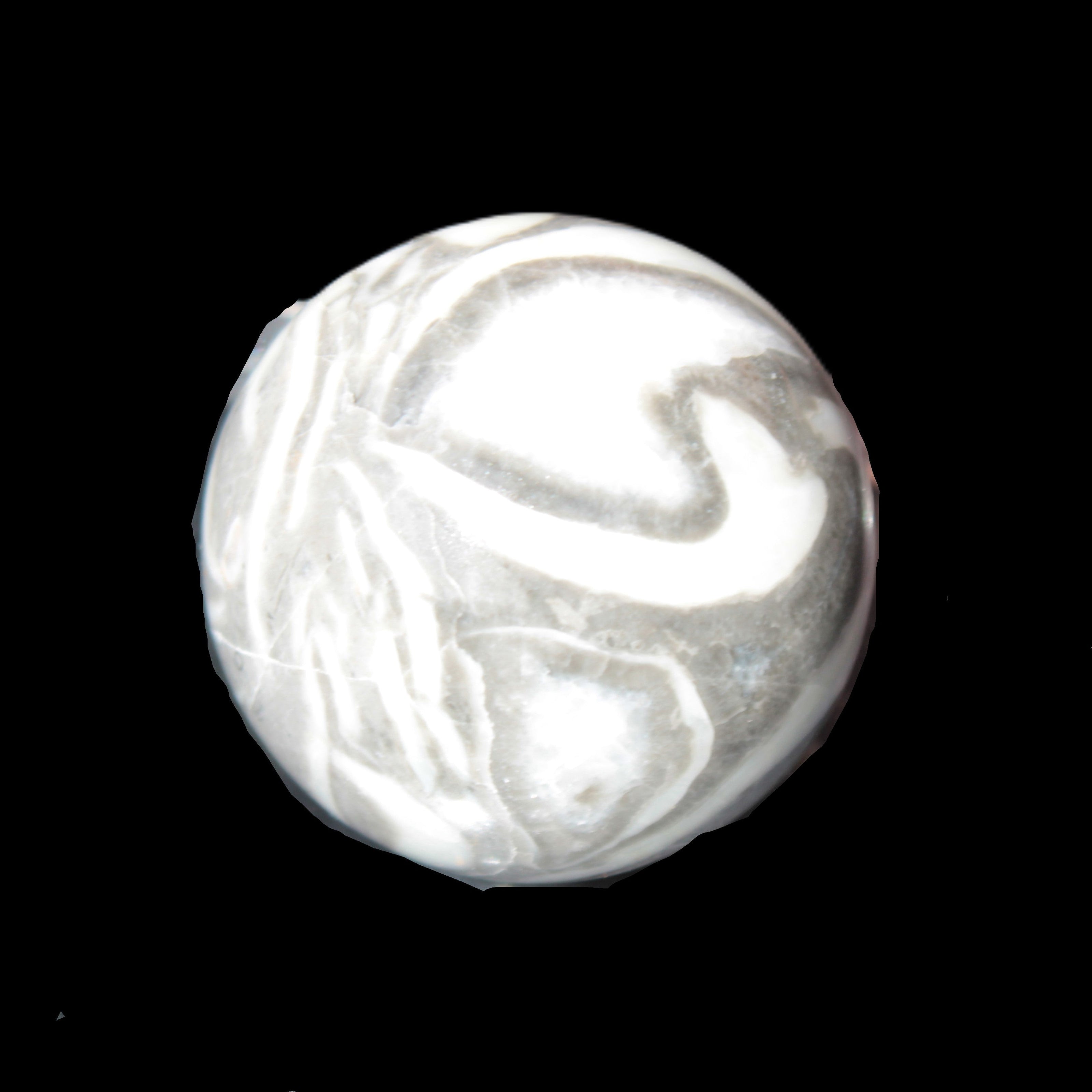 Thousand Eye Stone sphere 41mm 108g in sunlight - Rocks and Things Store