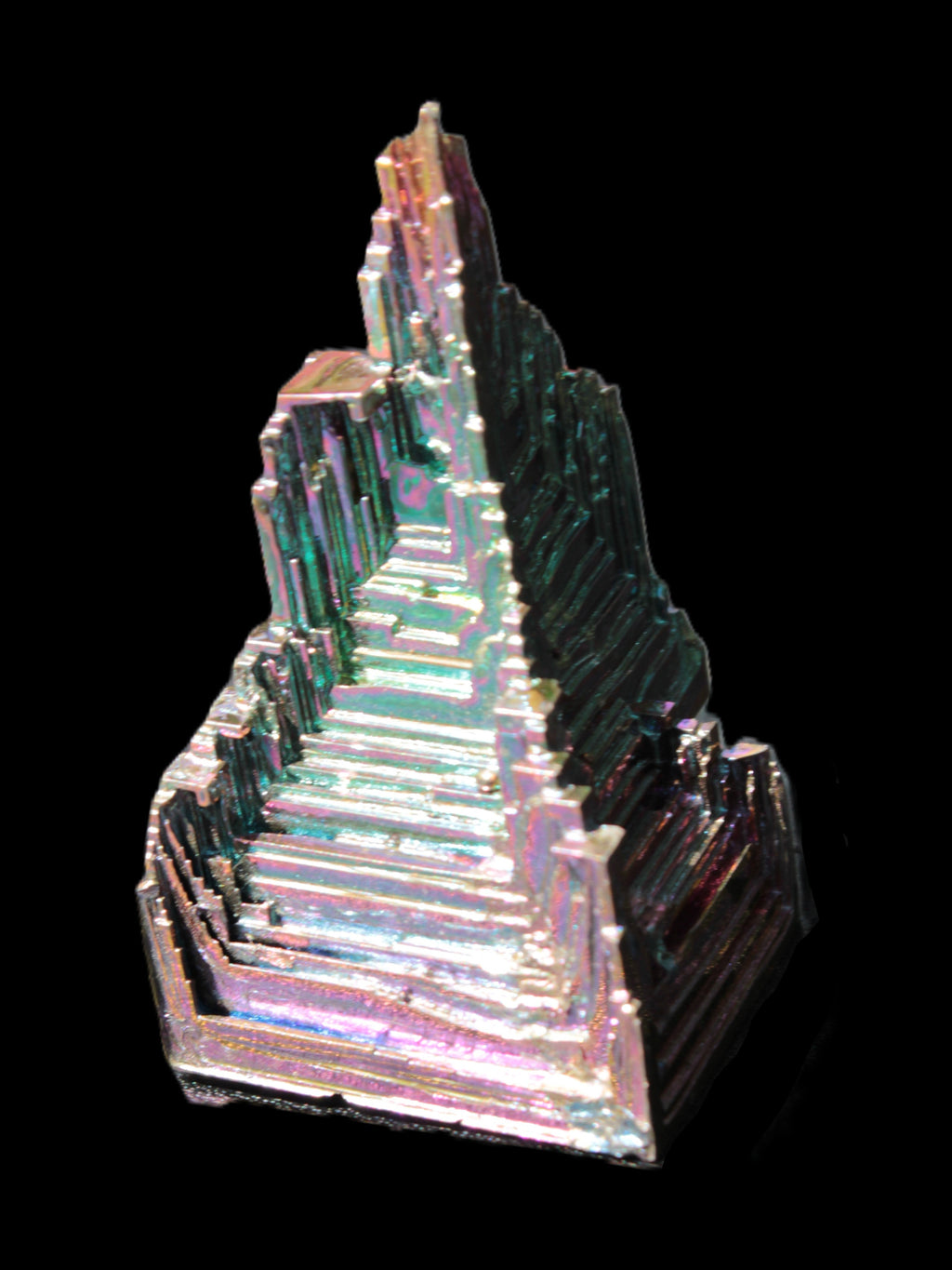 Bismuth castle crystal 30*52mm 58g Rocks and Things Store