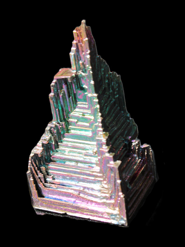 Bismuth castle crystal 30*52mm 58g Rocks and Things Store