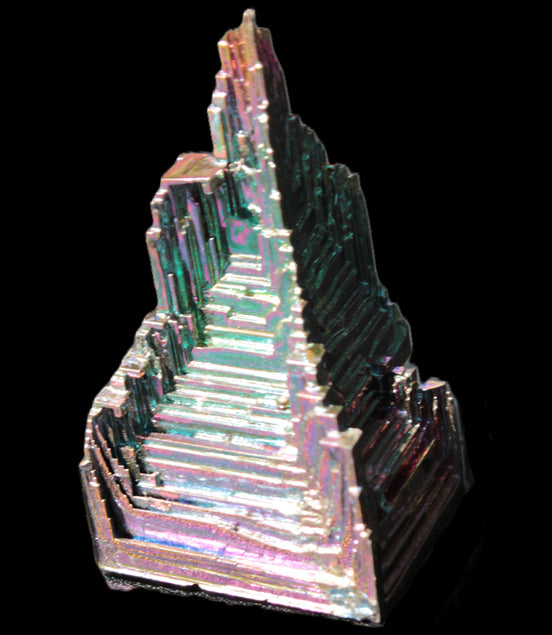 Bismuth castle crystal 30*52mm 58g Rocks and Things Store