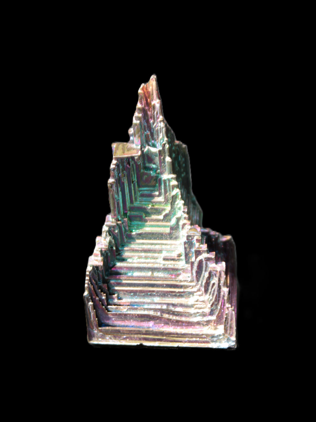 Bismuth castle crystal 30*52mm 58g Rocks and Things Store
