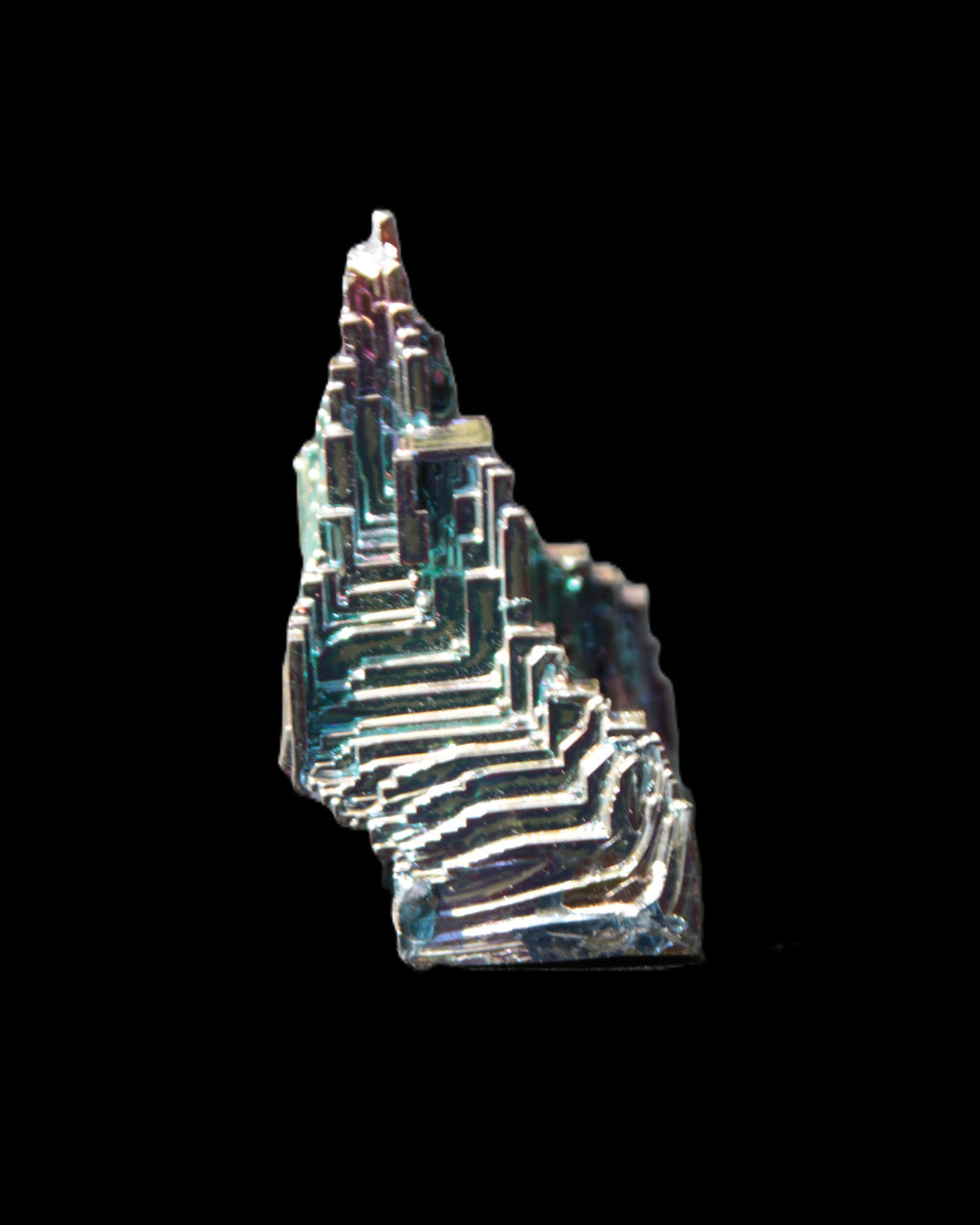 Bismuth castle crystal 30*52mm 58g Rocks and Things Store