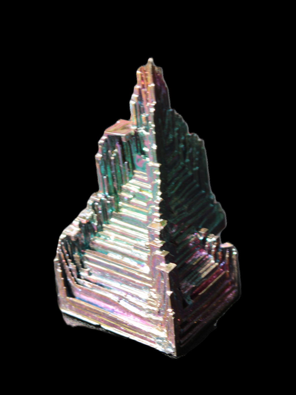 Bismuth castle crystal 30*52mm 58g Rocks and Things Store