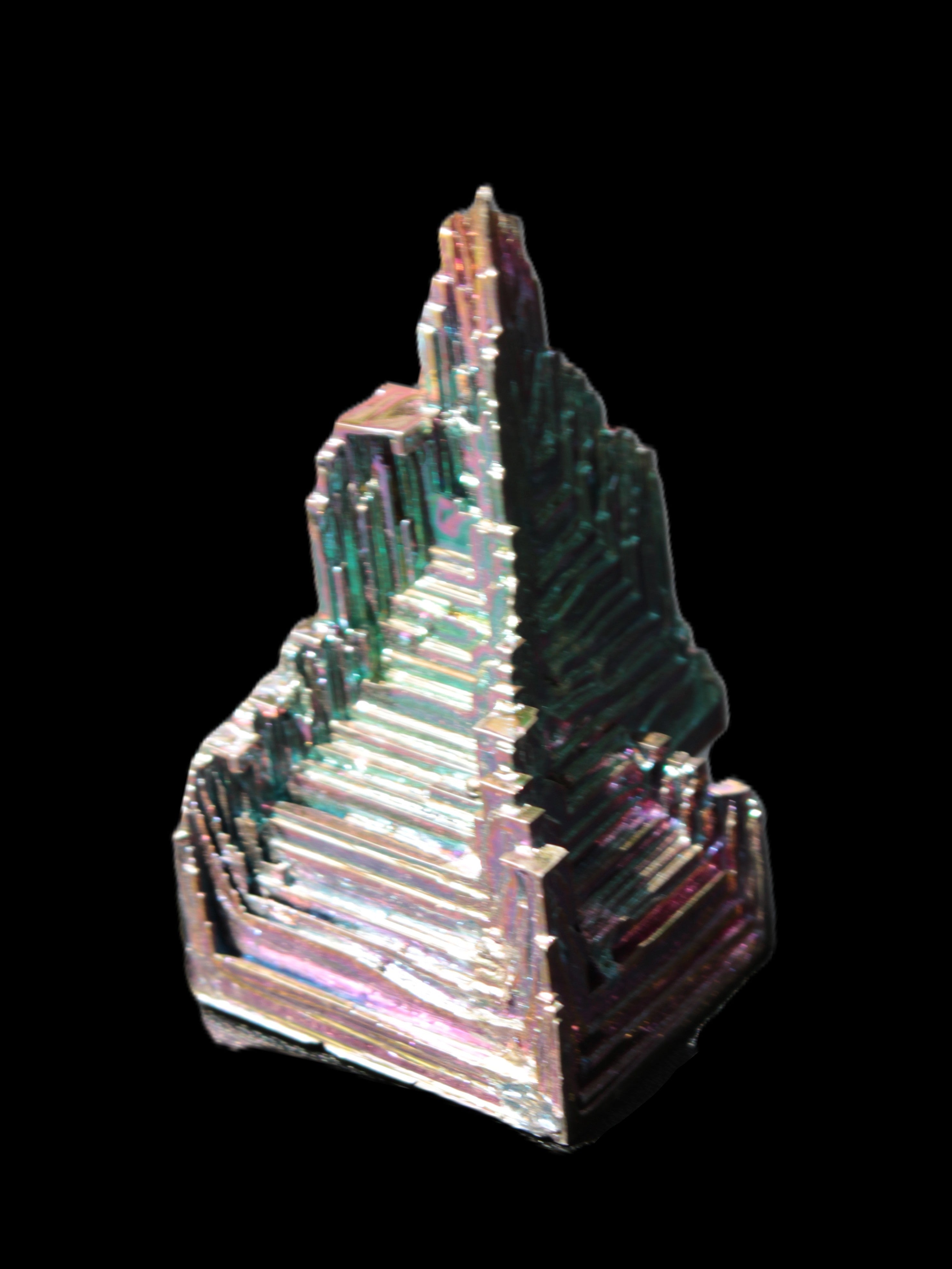 Bismuth castle crystal 30*52mm 58g Rocks and Things Store