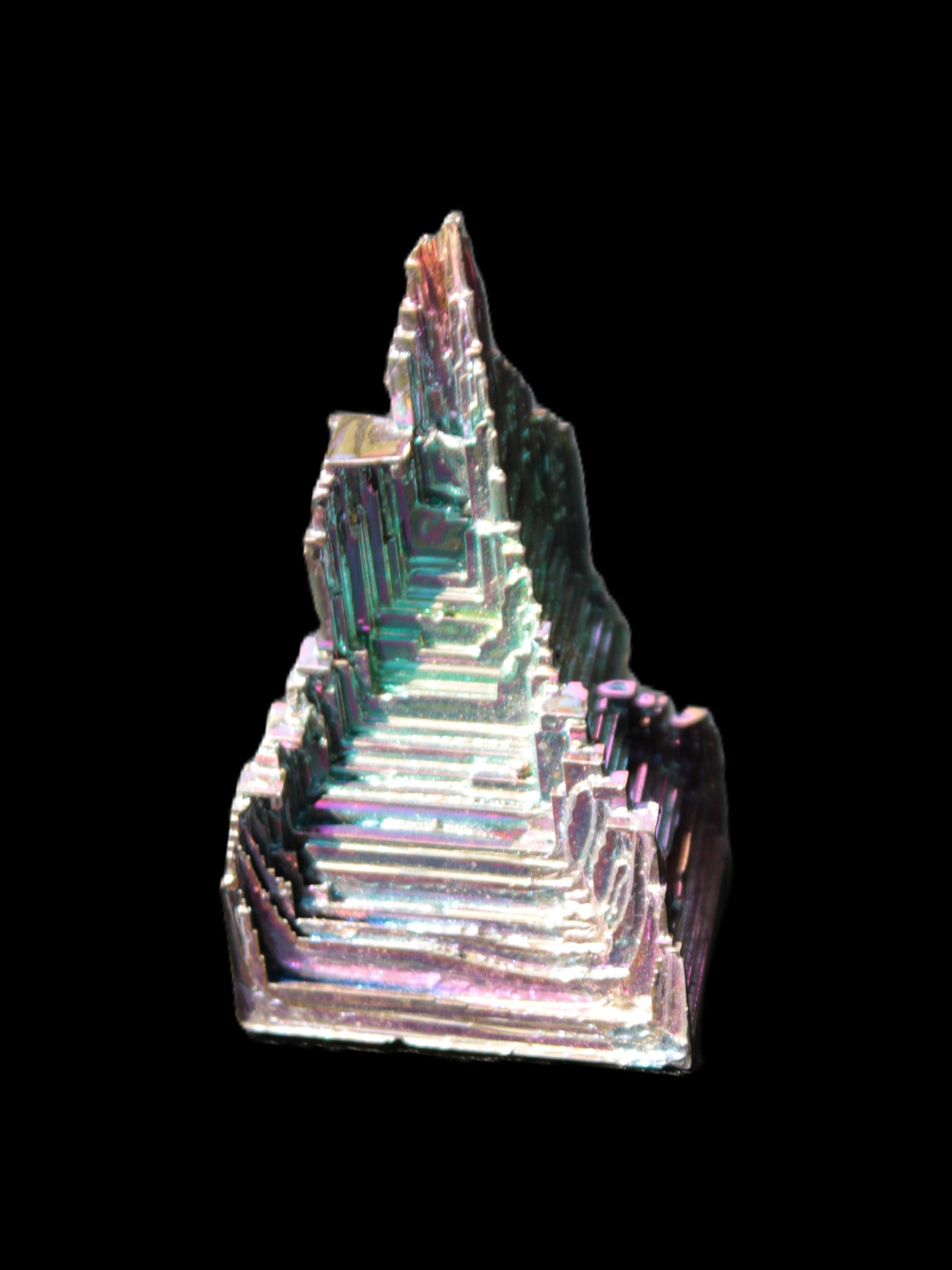 Bismuth castle crystal 30*52mm 58g Rocks and Things Store
