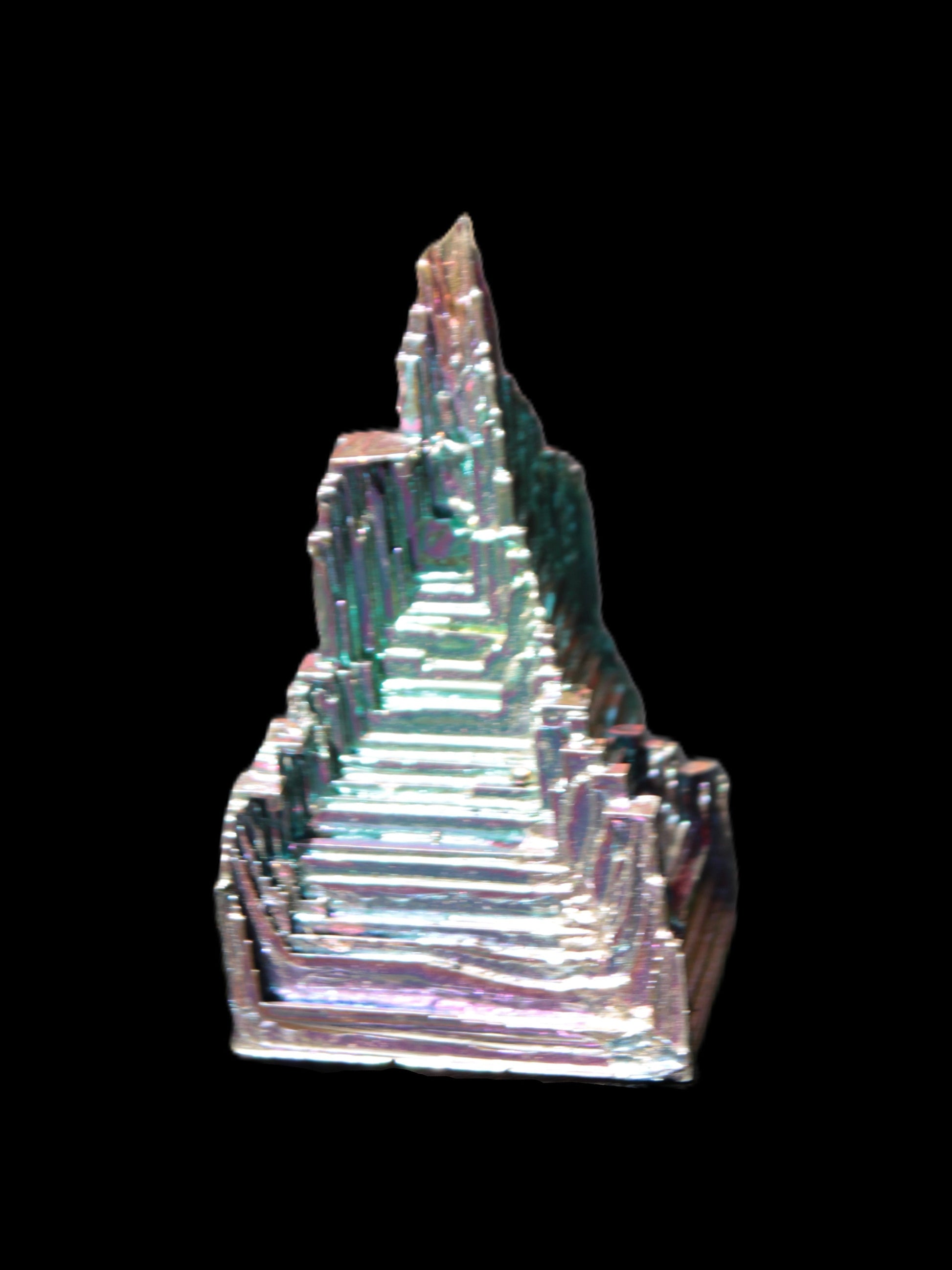 Bismuth castle crystal 30*52mm 58g Rocks and Things Store