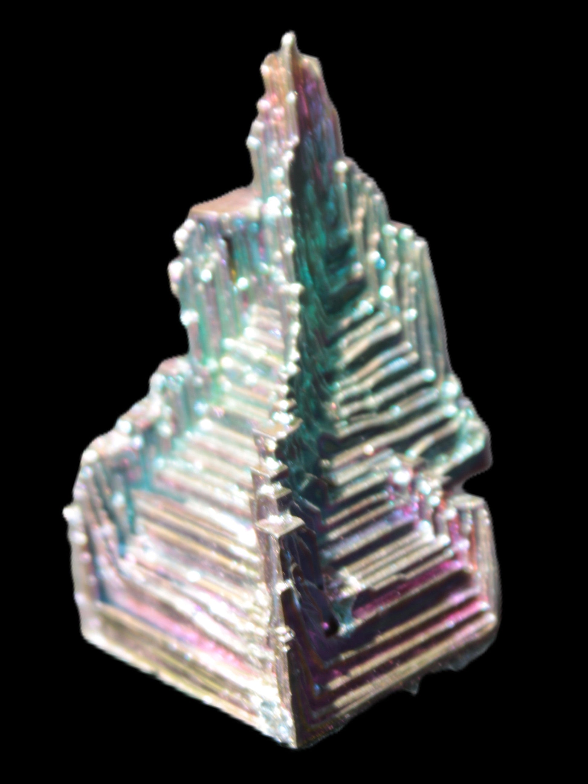 Bismuth castle crystal 30*52mm 58g Rocks and Things Store