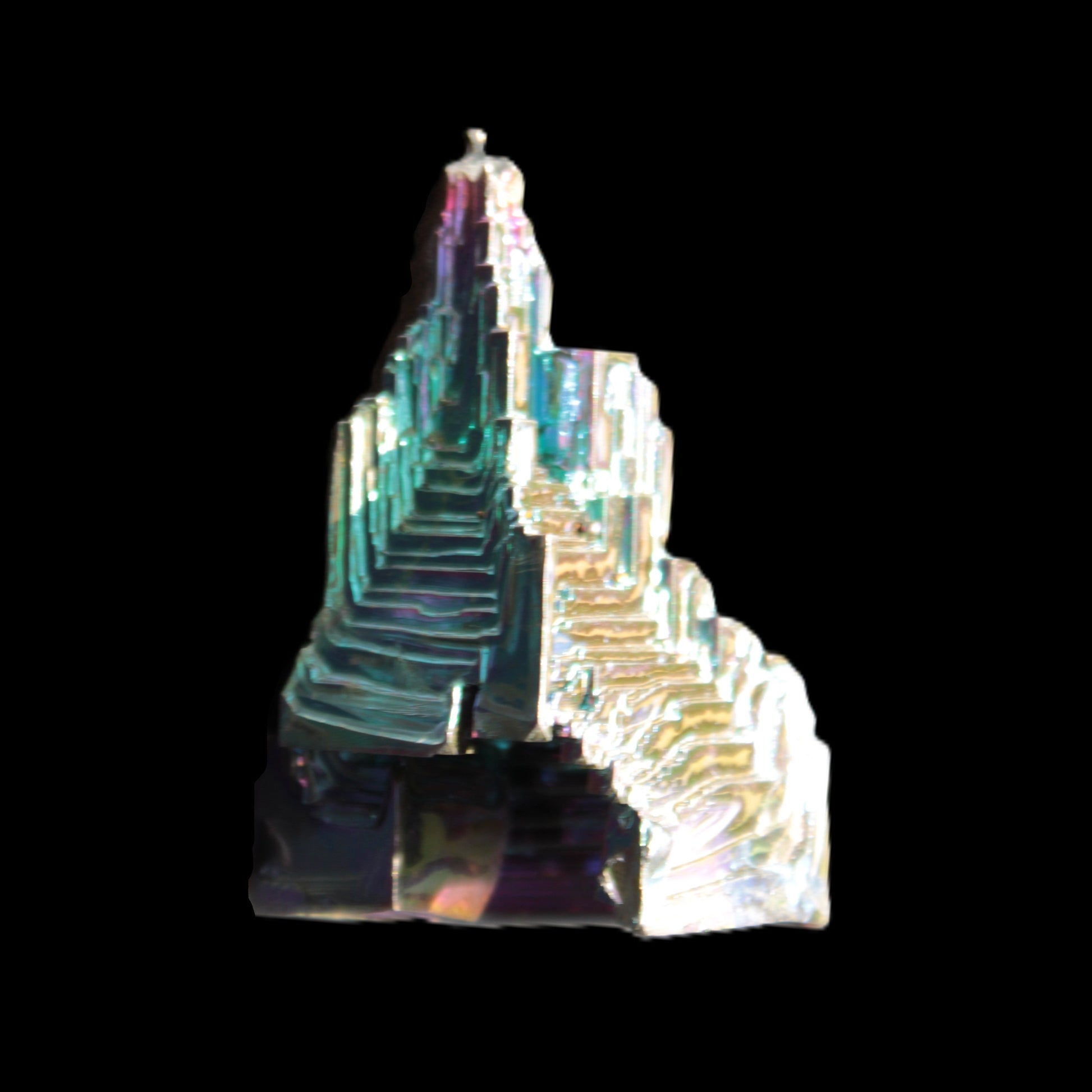 Bismuth castle crystal 30*52mm 58g Rocks and Things Store