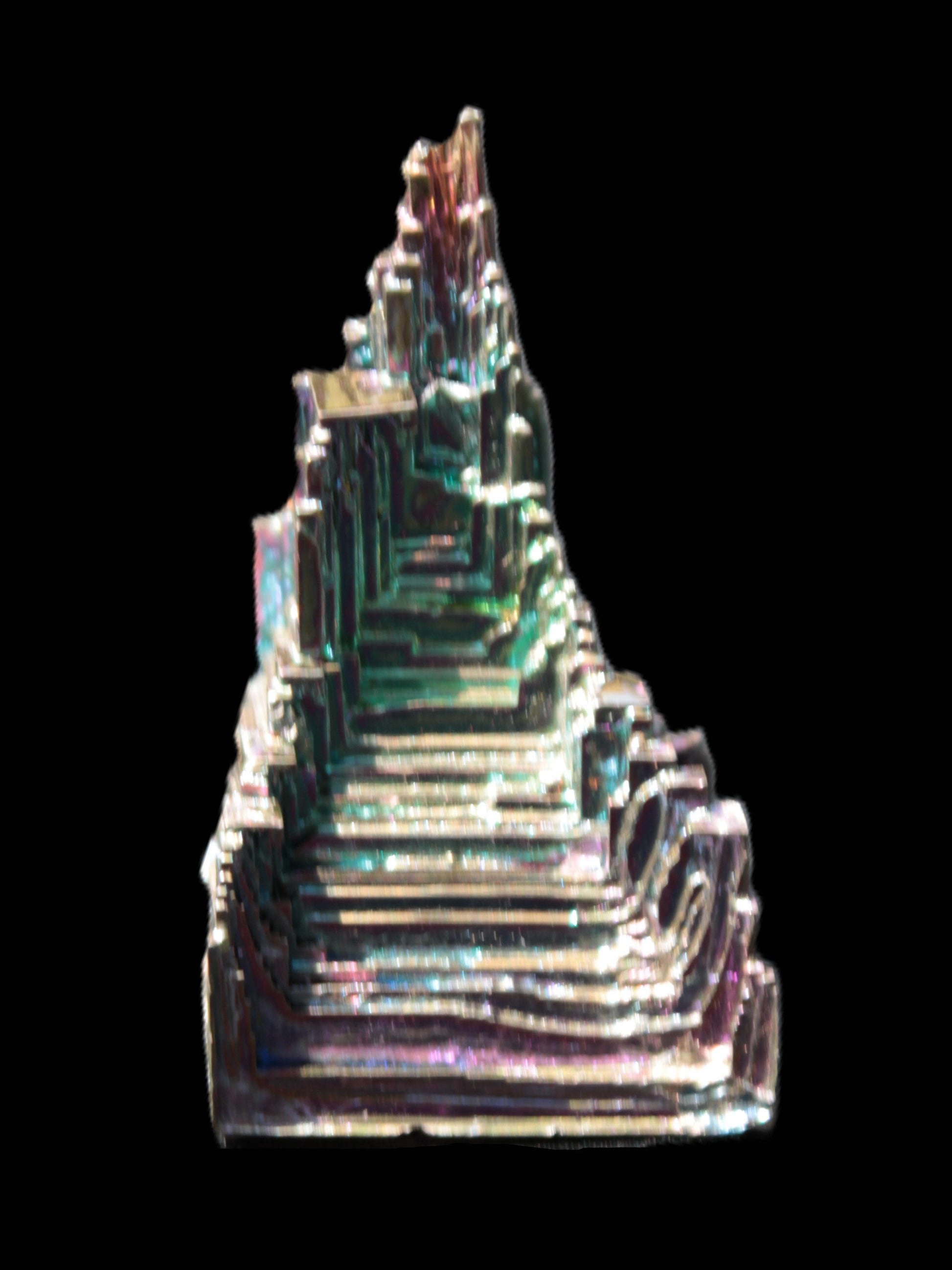 Bismuth castle crystal 30*52mm 58g Rocks and Things Store