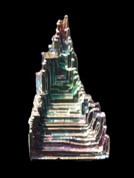 Bismuth castle crystal 30*52mm 58g Rocks and Things Store