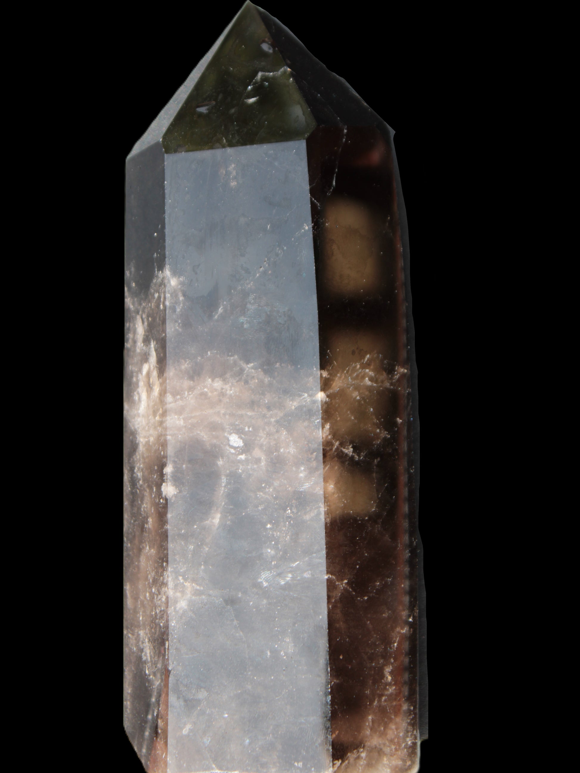 Dark Smoky Quartz hexagonal tower 226*70mm 1883g