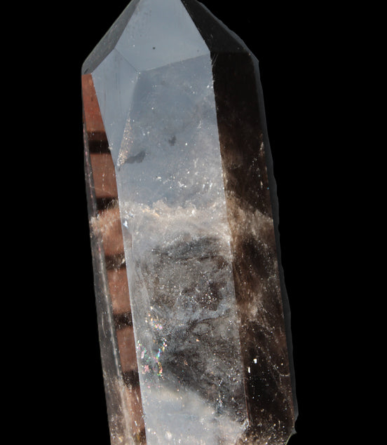 Dark Smoky Quartz hexagonal tower 226*70mm 1883g