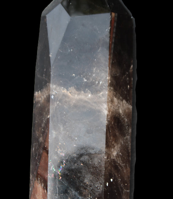 Dark Smoky Quartz hexagonal tower 226*70mm 1883g