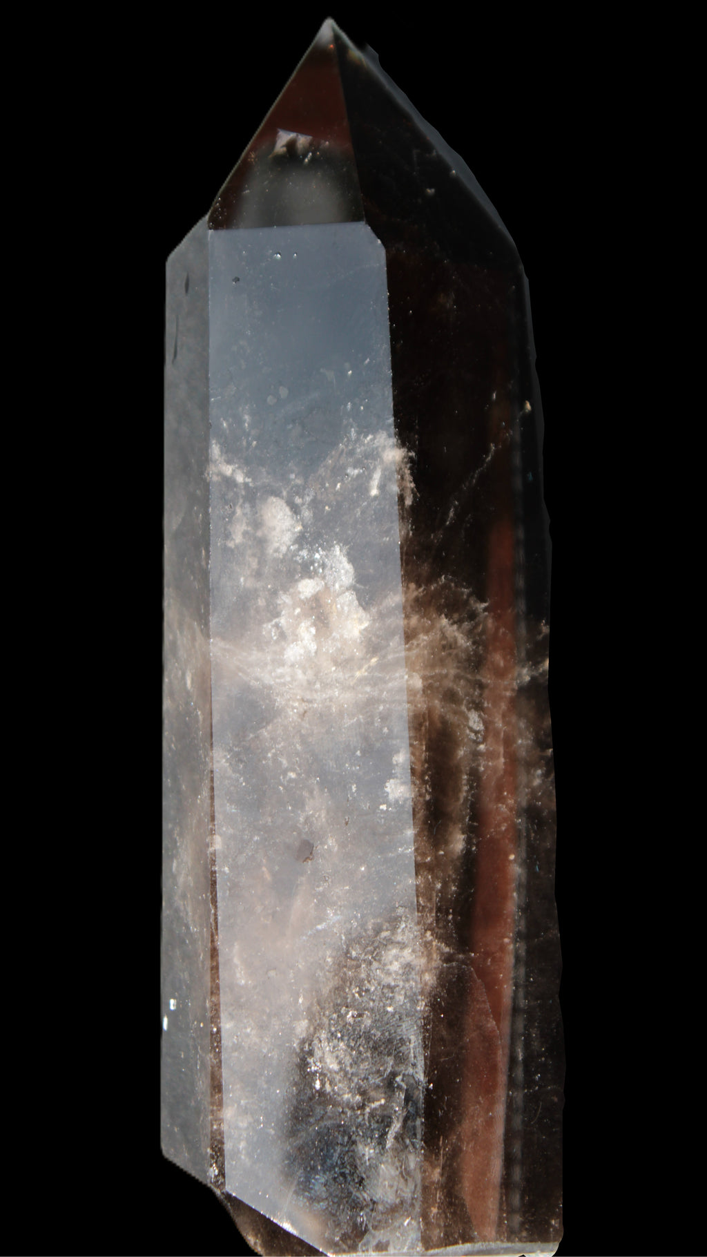 Dark Smoky Quartz hexagonal tower 226*70mm 1883g