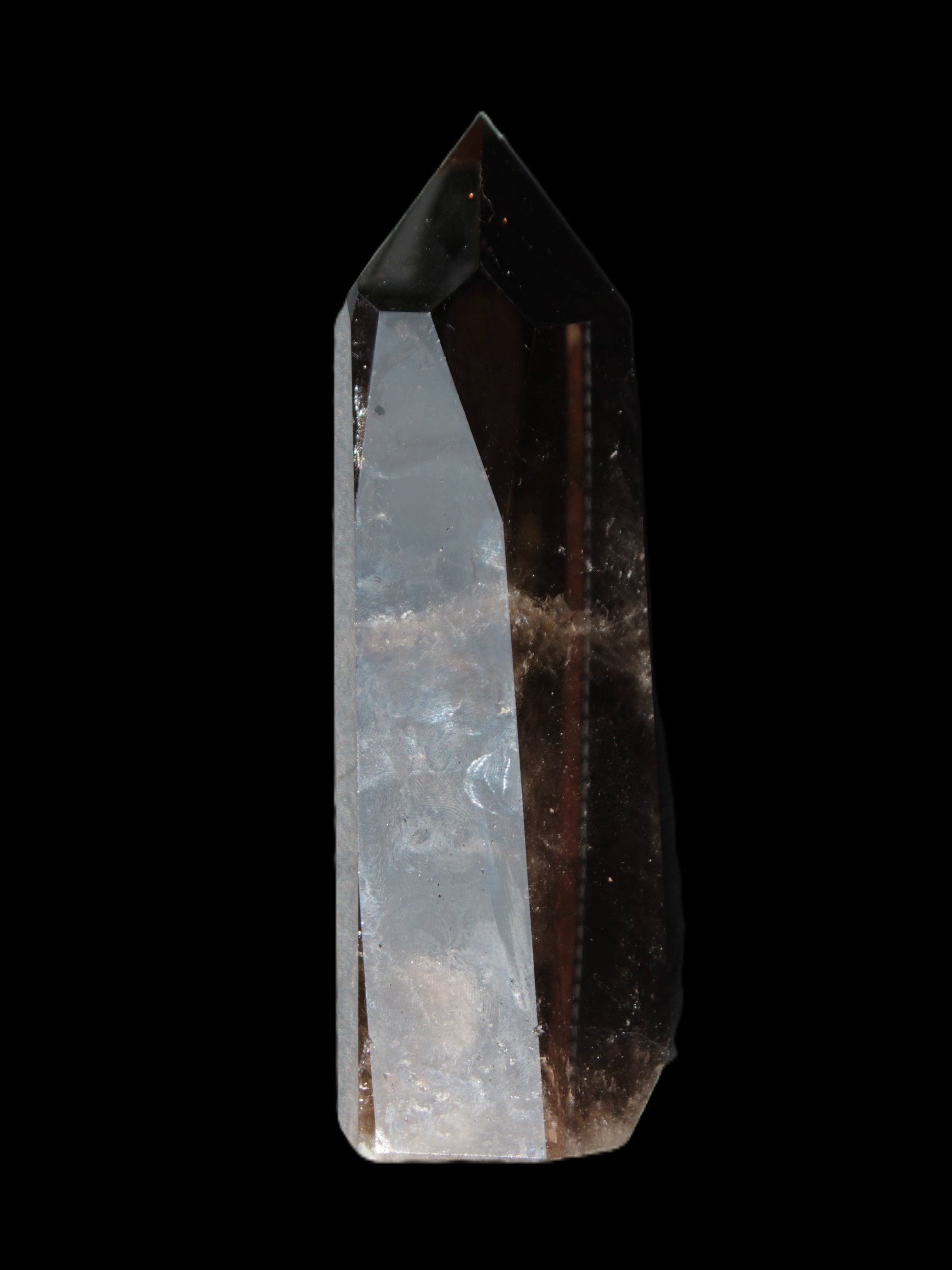 Dark Smoky Quartz hexagonal tower 226*70mm 1883g