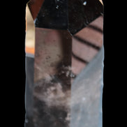 Dark Smoky Quartz hexagonal tower 226*70mm 1883g