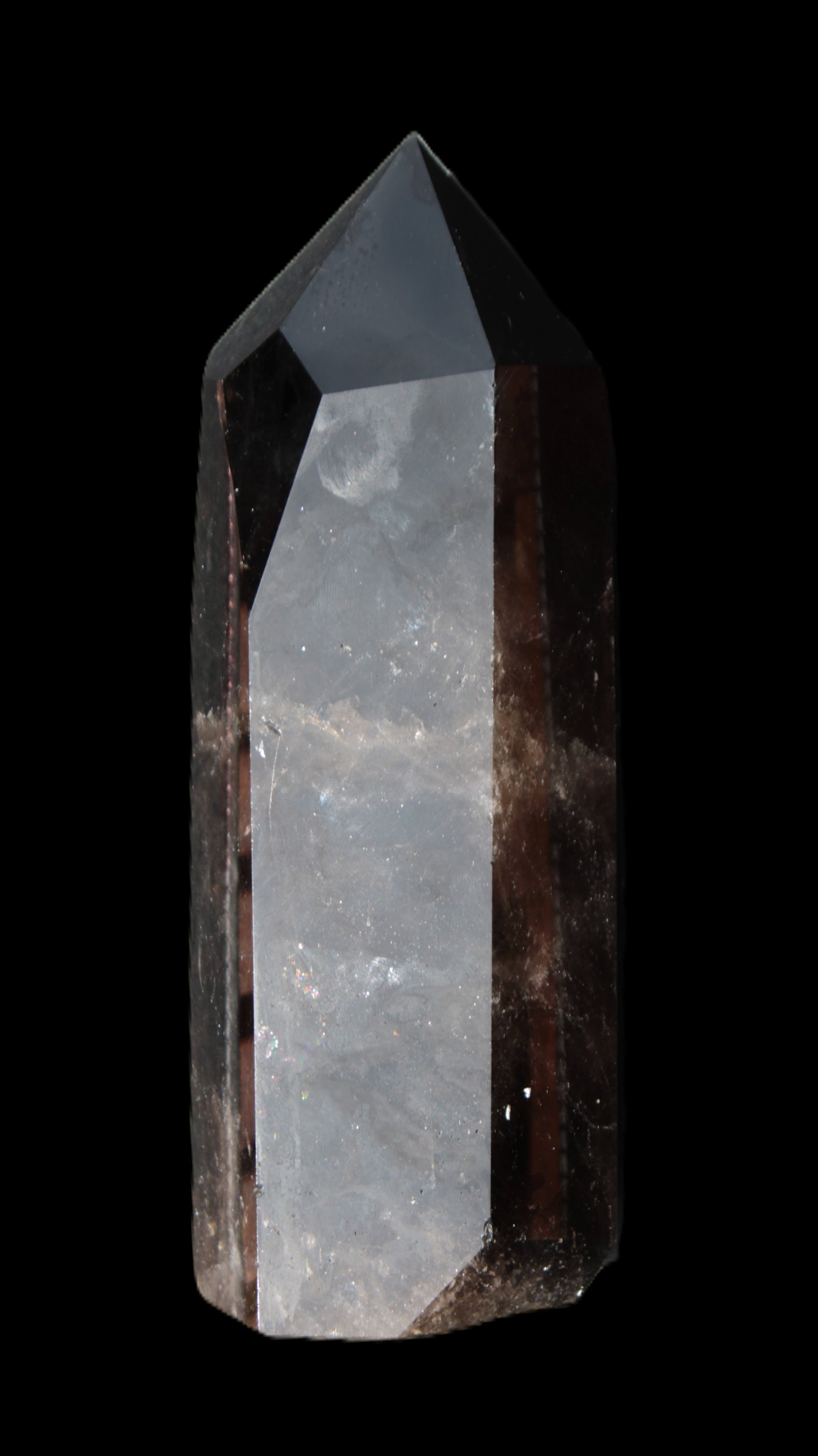 Dark Smoky Quartz hexagonal tower 226*70mm 1883g