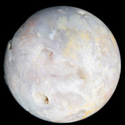 Sakura Agate sphere 97mm 1062g in sunlight - Rocks and Things Store