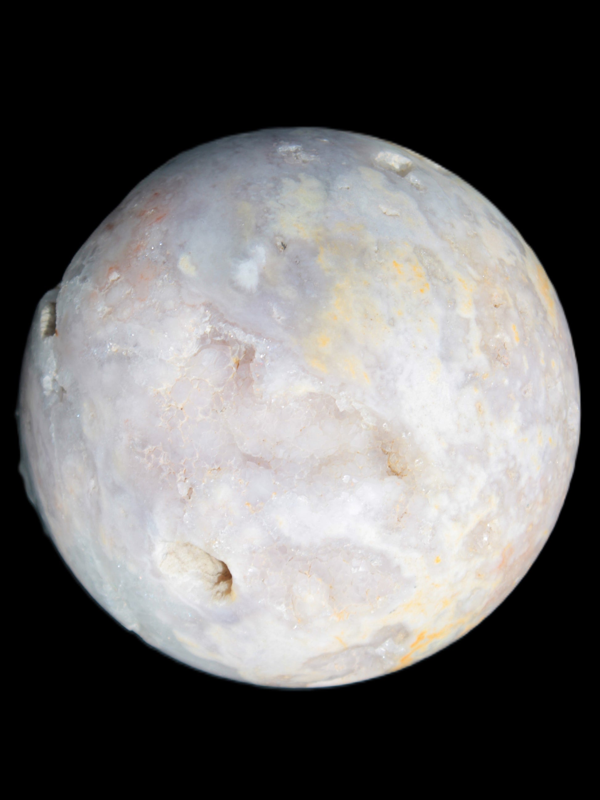Sakura Agate sphere 97mm 1062g in sunlight - Rocks and Things Store