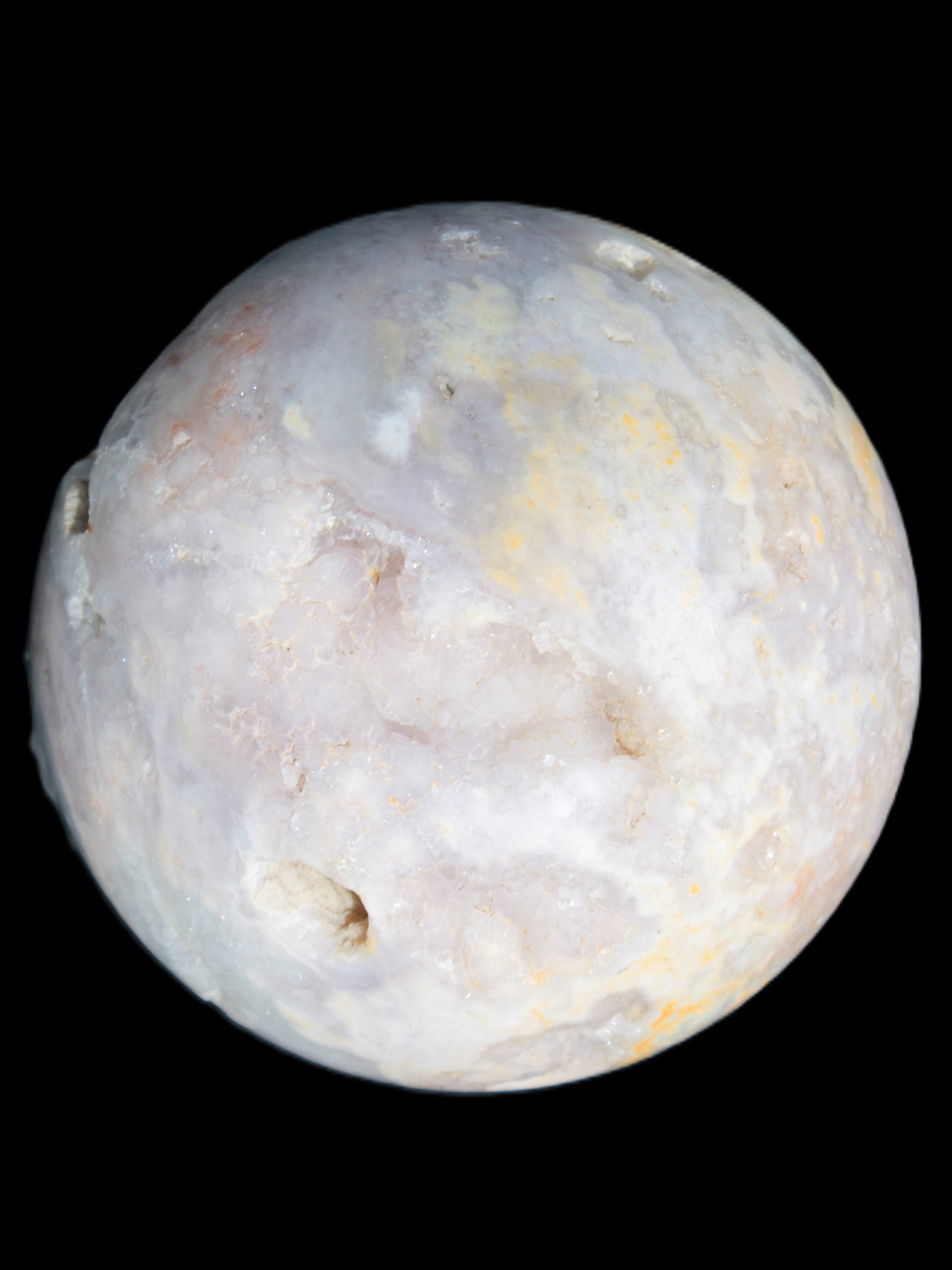 Sakura Agate sphere 97mm 1062g in sunlight - Rocks and Things Store