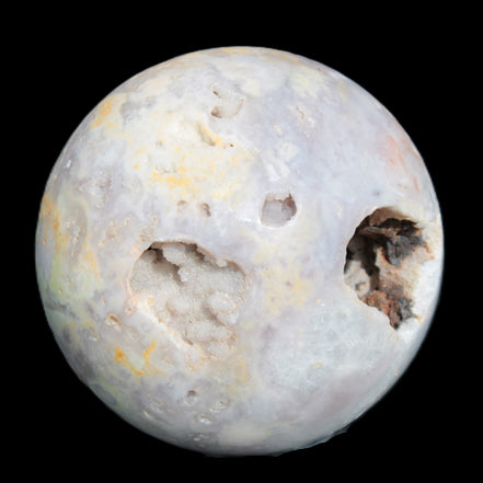 Sakura Agate sphere 97mm 1062g in sunlight - Rocks and Things Store