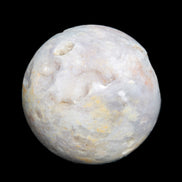 Sakura Agate sphere 97mm 1062g in sunlight - Rocks and Things Store