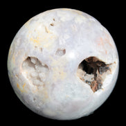 Sakura Agate sphere 97mm 1062g in sunlight - Rocks and Things Store
