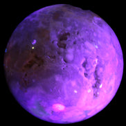 Sakura Agate sphere 104mm 1466g in UV light -Rocks and Things Store