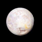 Sakura Agate sphere 104mm 1466g in sunlight - Rocks and Things Store