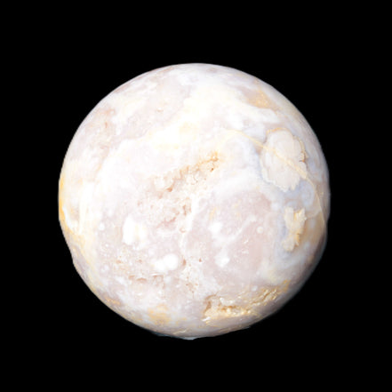 Sakura Agate sphere 104mm 1466g in sunlight - Rocks and Things Store