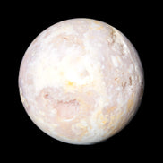 Sakura Agate sphere 104mm 1466g in sunlight - Rocks and Things Store