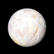 Sakura Agate sphere 104mm 1466g in sunlight - Rocks and Things Store