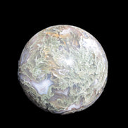 Moss Agate sphere 113mm 1878g in sunlight - Rocks and Things Store