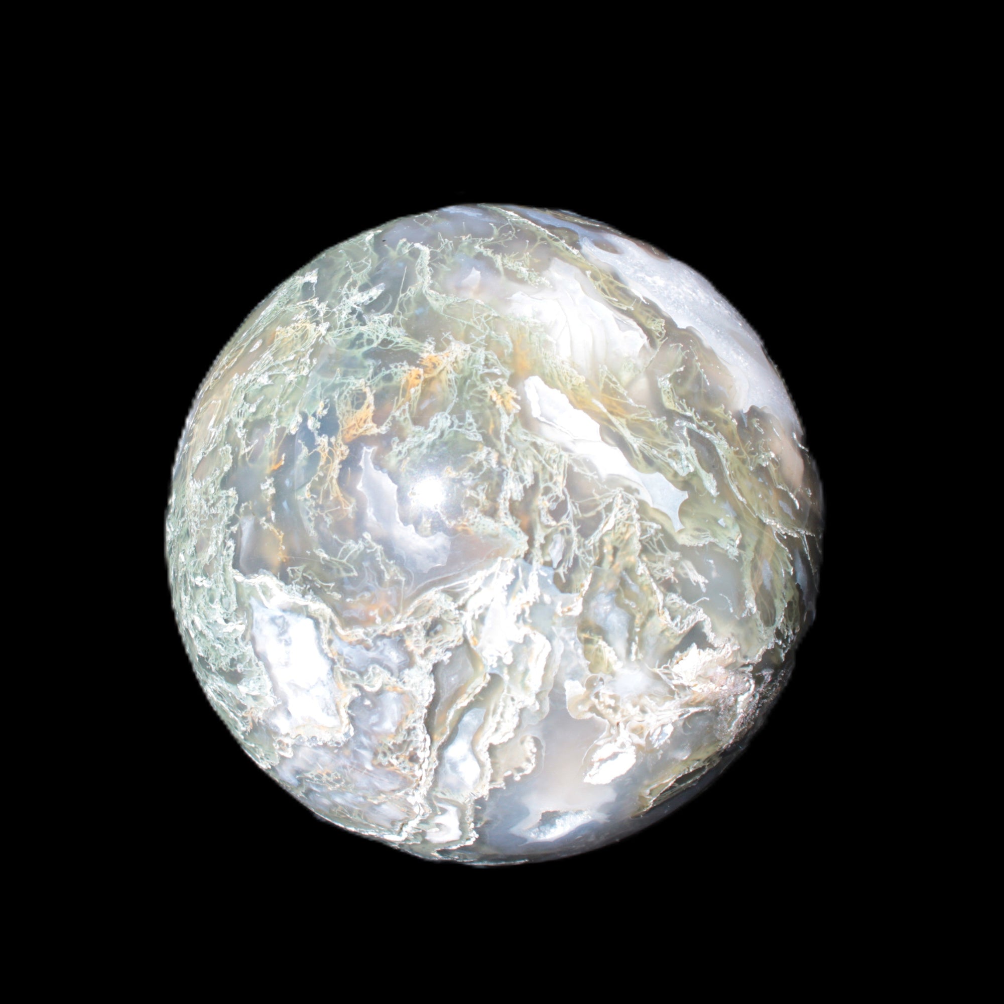 Moss Agate sphere 113mm 1878g Rocks and Things Store