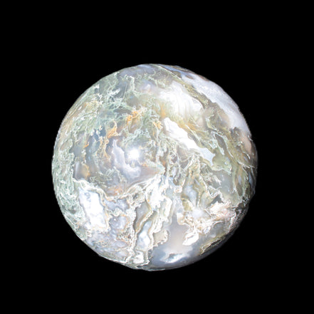 Moss Agate sphere 113mm 1878g Rocks and Things Store