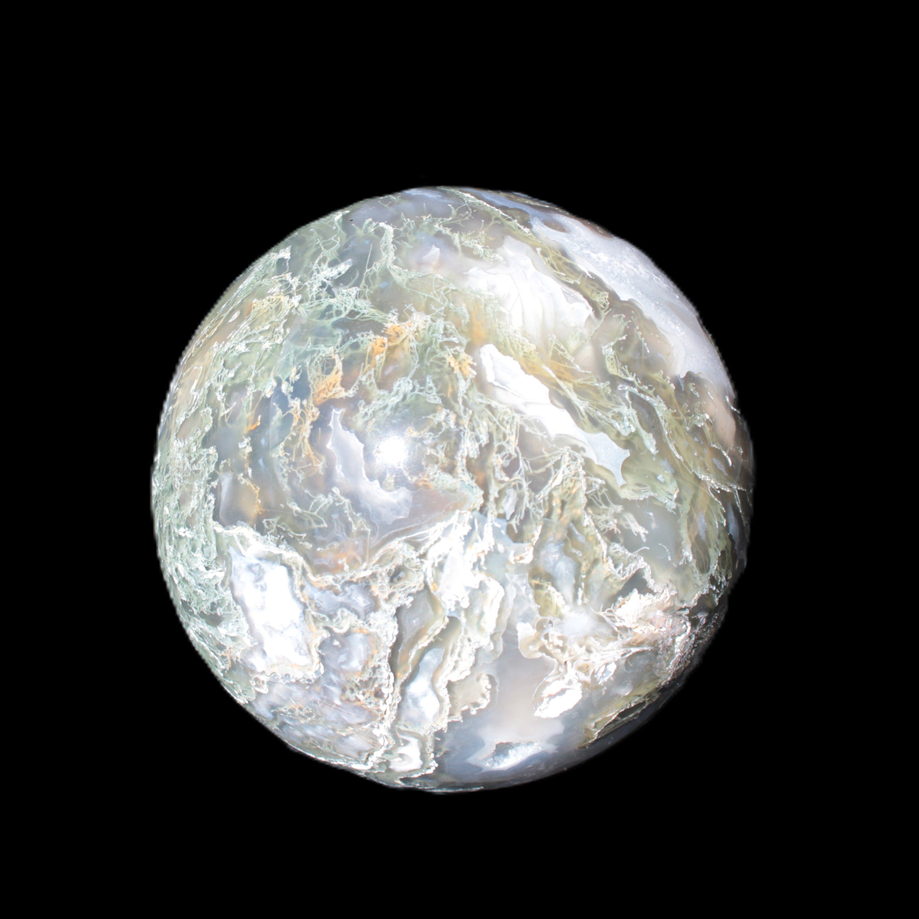 Moss Agate sphere 113mm 1878g Rocks and Things Store