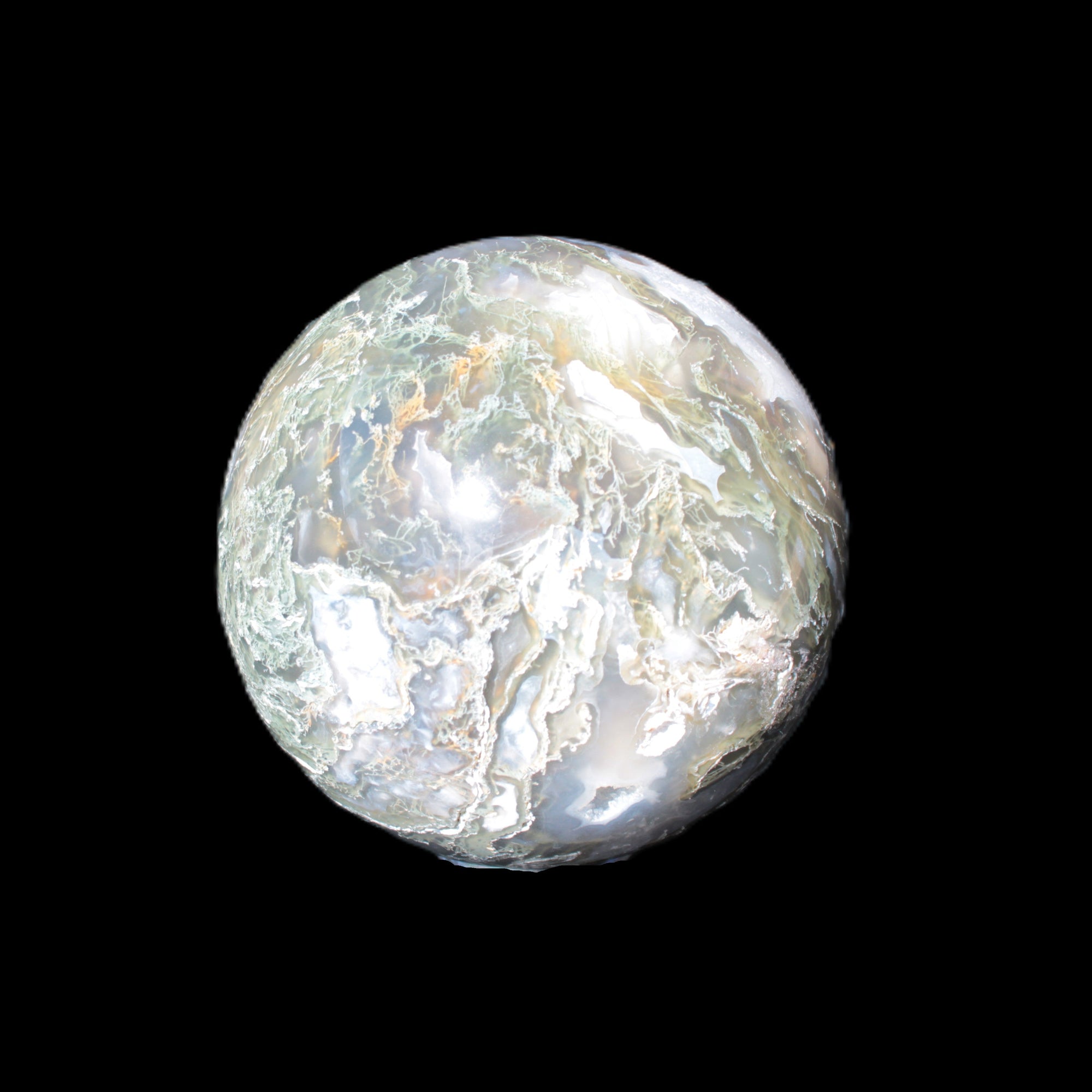 Moss Agate sphere 113mm 1878g Rocks and Things Store