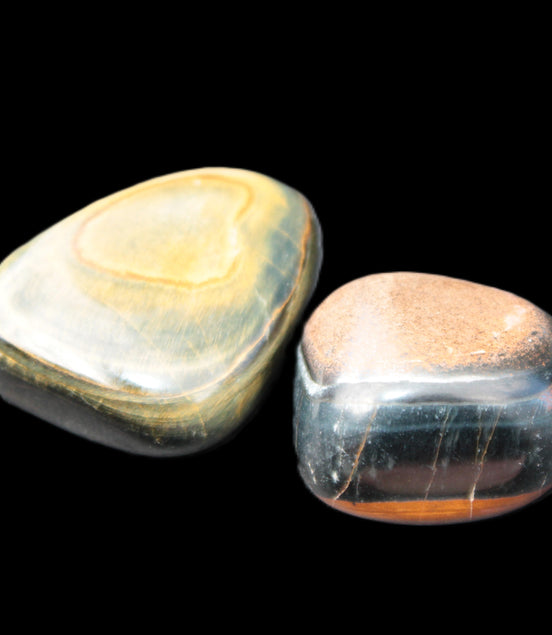 Blue Tigers Eye 2 stones 20g Rocks and Things Store