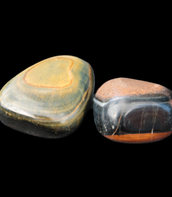Blue Tigers Eye 2 stones 20g Rocks and Things Store